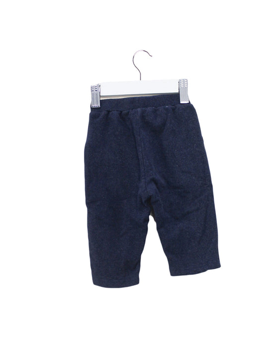 A Navy Sweatpants from Chickeeduck in size 6-12M for girl. (Back View)