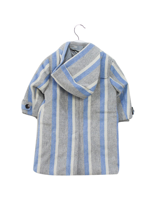 A Grey Coats from Nicholas & Bears in size 6-12M for girl. (Back View)