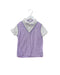 A Purple Short Sleeve Polos from Nicholas & Bears in size 4T for boy. (Front View)