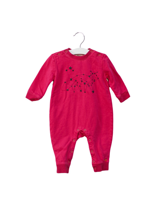 A Pink Long Sleeve Jumpsuits from The Bonnie Mob in size 12-18M for girl. (Front View)