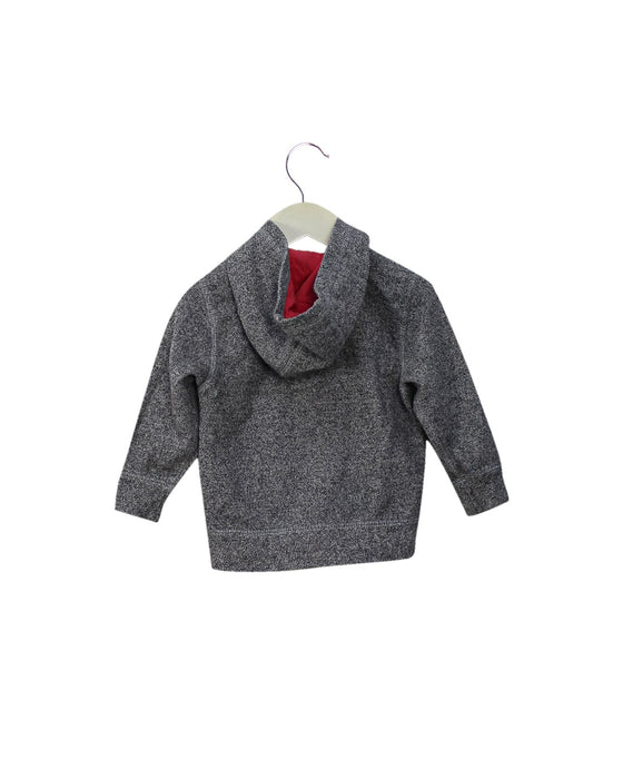 A Grey Zippered Sweatshirts from ELLE in size 18-24M for girl. (Back View)