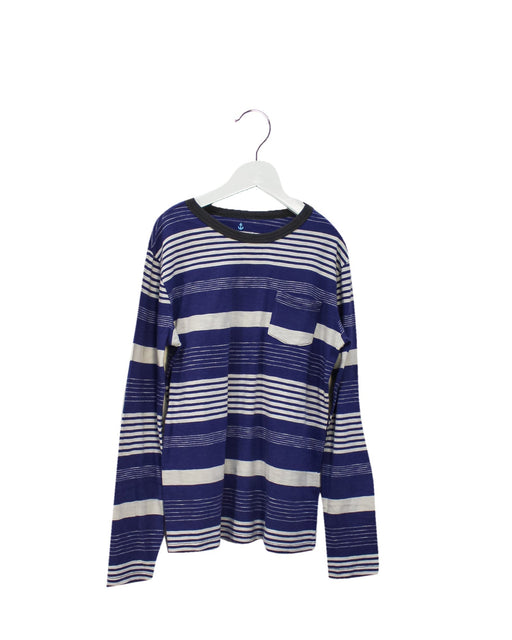 A Blue Long Sleeve Tops from Crewcuts in size 10Y for boy. (Front View)