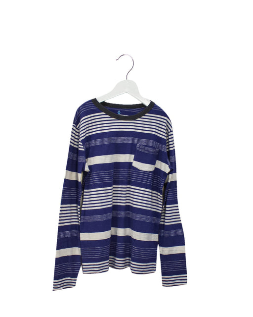A Blue Long Sleeve Tops from Crewcuts in size 10Y for boy. (Front View)