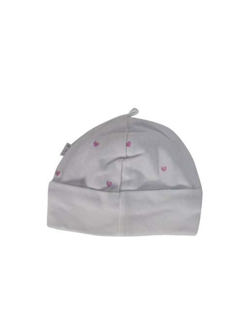 A White Beanies from Jojo Maman Bébé in size 0-3M for girl. (Front View)