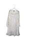 A White Long Sleeve Dresses from Velveteen in size 10Y for girl. (Front View)
