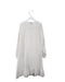 A White Long Sleeve Dresses from Velveteen in size 10Y for girl. (Back View)