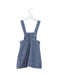 A Blue Overall Dresses from Oscar de la Renta in size 2T for girl. (Back View)