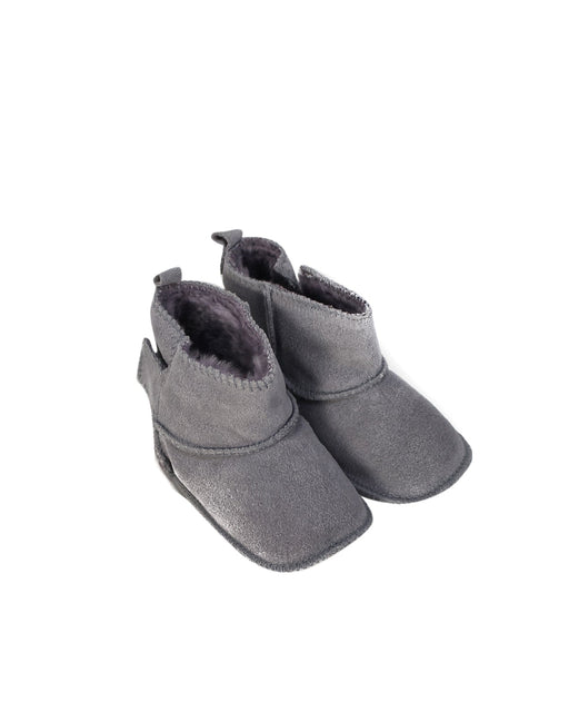 A Grey Boots & Booties from Seed in size 3-6M for girl. (Front View)