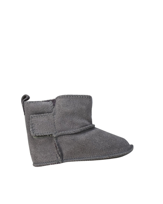 A Grey Boots & Booties from Seed in size 3-6M for girl. (Back View)