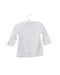 A White Long Sleeve Tops from Mides in size 3-6M for girl. (Back View)