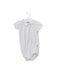 A White Short Sleeve Bodysuits from Hust & Claire in size 6-12M for girl. (Front View)