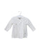 A White Long Sleeve Tops from Mides in size 3-6M for girl. (Front View)