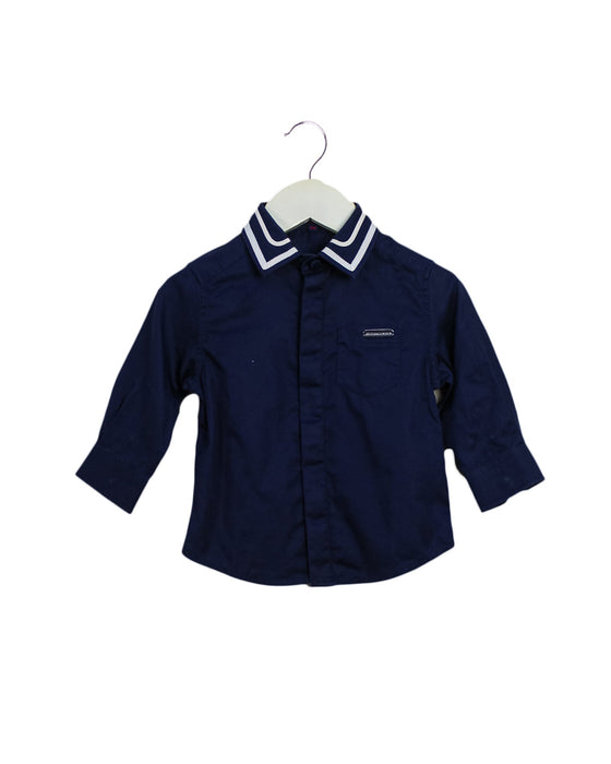 A Navy Shirts from Nicholas & Bears in size 6-12M for boy. (Front View)