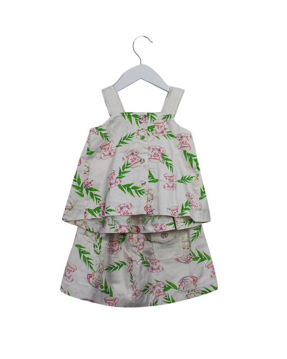 A White Skirt Sets from Nicholas & Bears in size 3T for girl. (Back View)