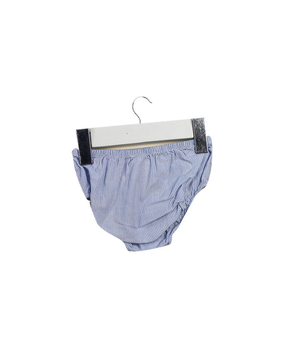 A Blue Bloomers from Cyrillus in size 0-3M for girl. (Back View)