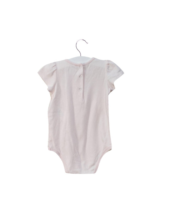 A Pink Short Sleeve Bodysuits from Ralph Lauren in size 6-12M for girl. (Back View)