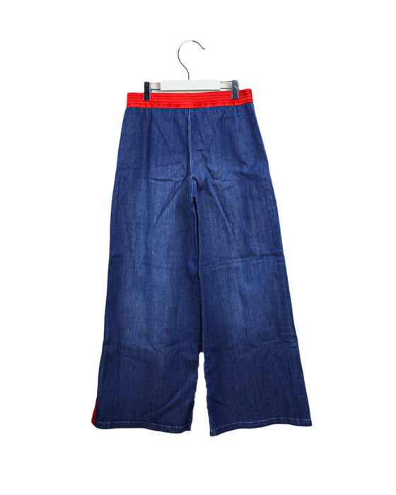 A Blue Casual Pants from Stella Jean Kids in size 12Y for girl. (Back View)