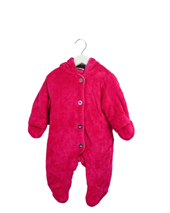 A Pink Long Sleeve Jumpsuits from Juicy Couture in size 6-12M for girl. (Front View)
