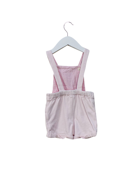A Pink Sleeveless Rompers from Ralph Lauren in size 3-6M for girl. (Back View)