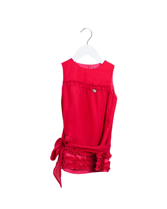 A Pink Sleeveless Dresses from Nicholas & Bears in size 3T for girl. (Front View)