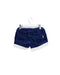 A Navy Shorts from Miki House in size 2T for girl. (Back View)