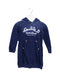 A Navy Long Sleeve Dresses from Miki House in size 2T for girl. (Front View)