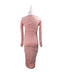A Pink Long Sleeve Dresses from Isabella Oliver in size S for maternity. (Back View)