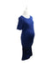 A Navy Short Sleeve Dresses from Isabella Oliver in size S for maternity. (Front View)
