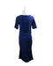 A Navy Short Sleeve Dresses from Isabella Oliver in size S for maternity. (Back View)