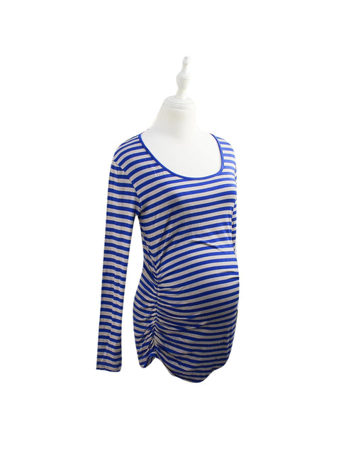 A Blue Long Sleeve Tops from Isabella Oliver in size S for maternity. (Front View)