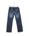 A Blue Jeans from Miki House in size 7Y for boy. (Back View)