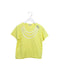 A Yellow Short Sleeve T Shirts from Ragmart in size 5T for girl. (Front View)