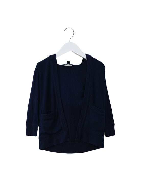 A Navy Cardigans from Polo Ralph Lauren in size 2T for girl. (Front View)
