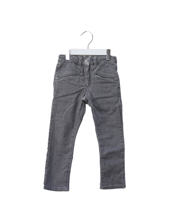 A Grey Jeans from Jacadi in size 4T for boy. (Front View)