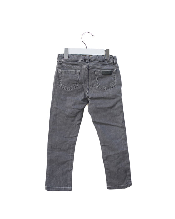 A Grey Jeans from Jacadi in size 4T for boy. (Back View)
