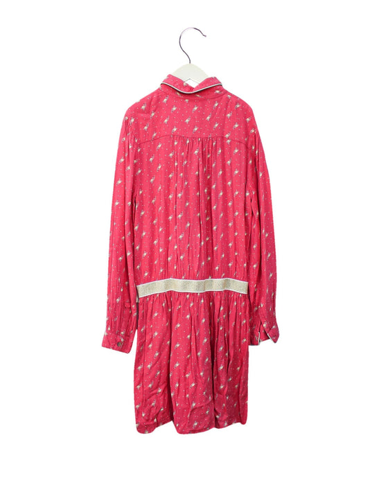 A Pink Long Sleeve Dresses from Wild & Gorgeous in size 12Y for girl. (Back View)