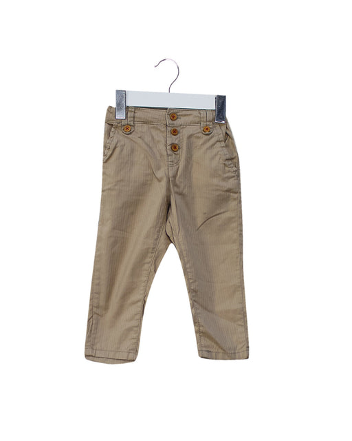 A Beige Casual Pants from Bout'Chou in size 6-12M for boy. (Front View)