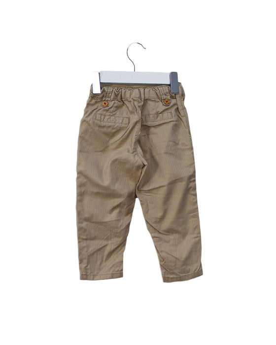 A Beige Casual Pants from Bout'Chou in size 6-12M for boy. (Back View)