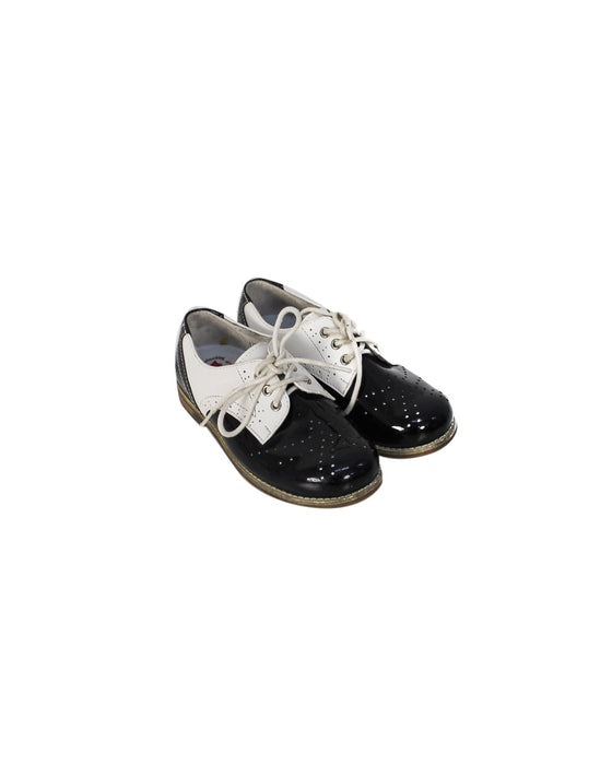 A Black Dress Shoes from Josef Seibel in size 5T for boy. (Front View)