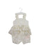 A Ivory Sleeveless Jumpsuits from Nicholas & Bears in size 6-12M for girl. (Front View)
