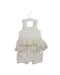 A Ivory Sleeveless Jumpsuits from Nicholas & Bears in size 6-12M for girl. (Back View)