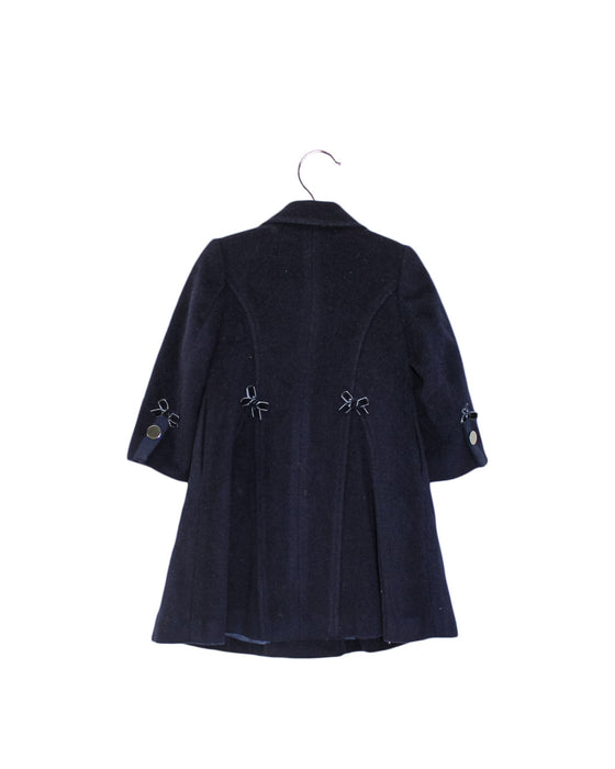 A Navy Coats from Nicholas & Bears in size 12-18M for girl. (Back View)