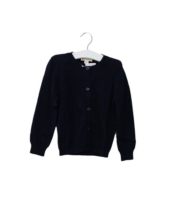 A Navy Cardigans from Crewcuts in size 3T for girl. (Front View)