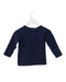 A Navy Long Sleeve Tops from Cadet Rousselle in size 6-12M for girl. (Back View)