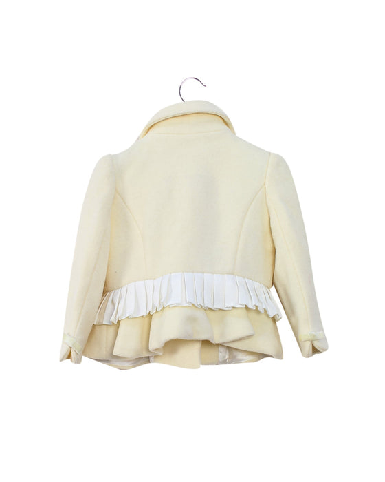 A Ivory Lightweight Jackets from Nicholas & Bears in size 12-18M for girl. (Back View)