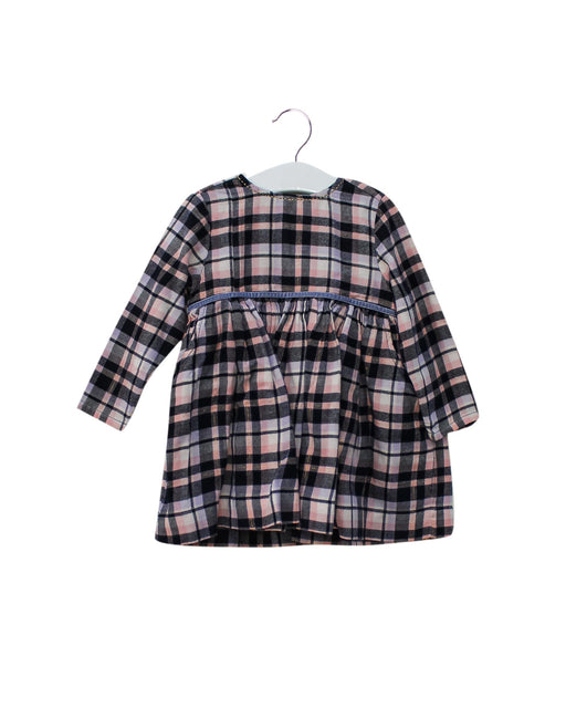 A Pink Long Sleeve Dresses from Velveteen in size 12-18M for girl. (Front View)