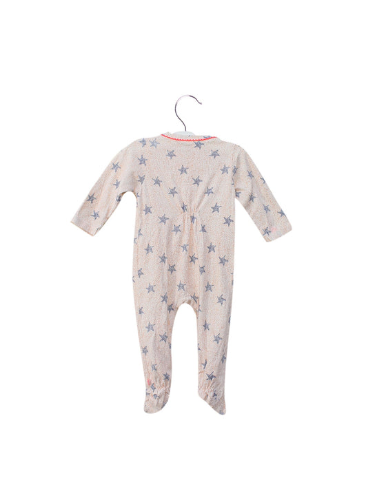 A Pink Onesies from Noukie's in size 3-6M for girl. (Back View)