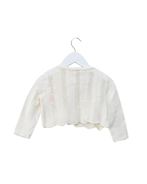 A White Cardigans from Nicholas & Bears in size 2T for girl. (Back View)