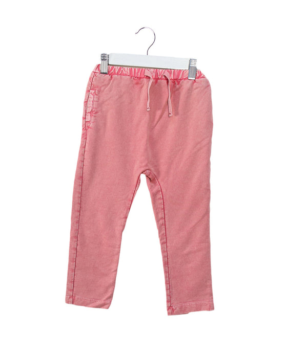 A Pink Casual Pants from Kidly in size 12-18M for girl. (Front View)