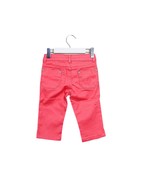 A Pink Casual Pants from Jacadi in size 2T for girl. (Back View)
